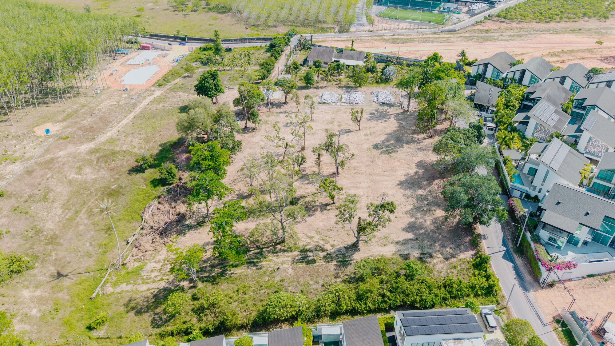 Aerial view of the Cherngtalay land